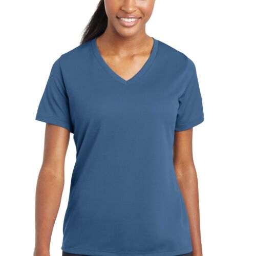 Ladies Racermesh V-Neck T-Shirt Thumbnail