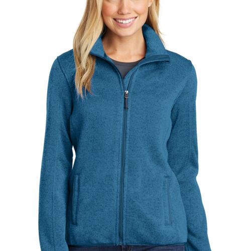 Ladies Sweater Fleece Jacket Thumbnail