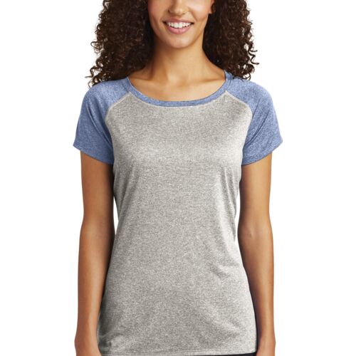 ® Ladies Heather On Heather Contender ™ Scoop Neck Tee Thumbnail